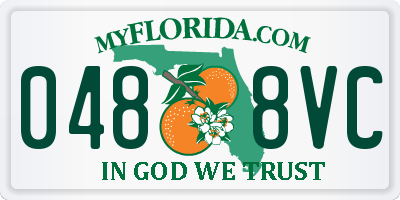 FL license plate 0488VC