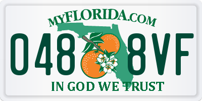 FL license plate 0488VF