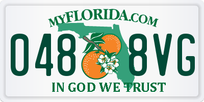FL license plate 0488VG