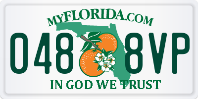 FL license plate 0488VP