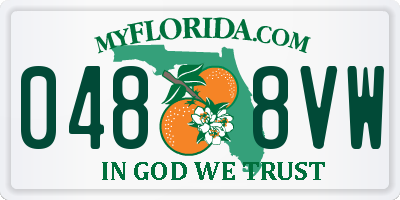 FL license plate 0488VW