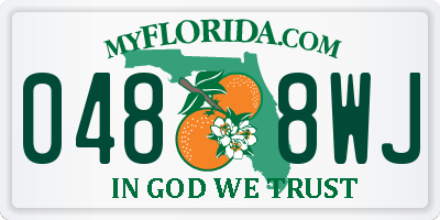 FL license plate 0488WJ