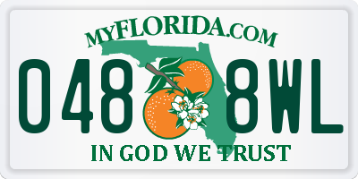 FL license plate 0488WL