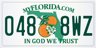 FL license plate 0488WZ