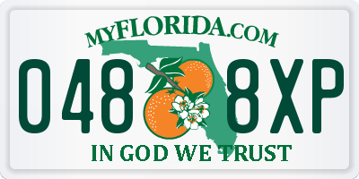 FL license plate 0488XP
