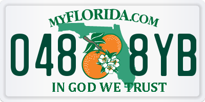 FL license plate 0488YB