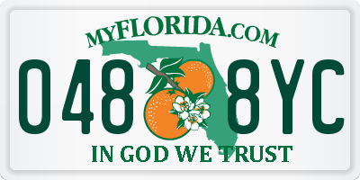 FL license plate 0488YC