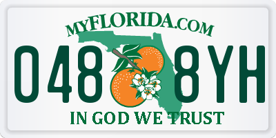 FL license plate 0488YH