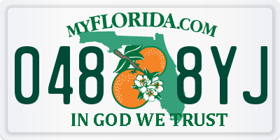 FL license plate 0488YJ