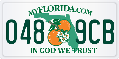 FL license plate 0489CB
