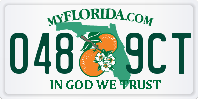 FL license plate 0489CT