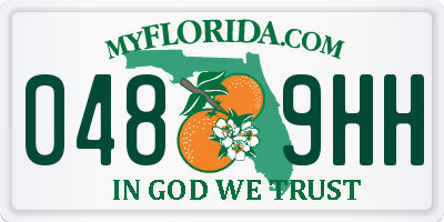 FL license plate 0489HH