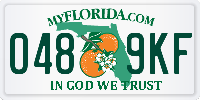 FL license plate 0489KF