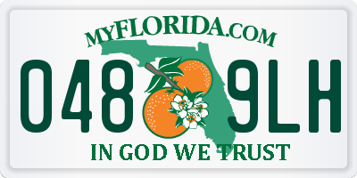 FL license plate 0489LH