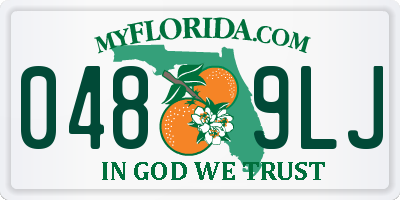 FL license plate 0489LJ
