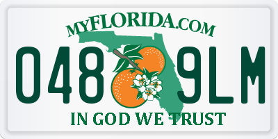 FL license plate 0489LM