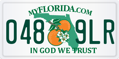 FL license plate 0489LR
