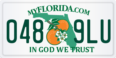 FL license plate 0489LU