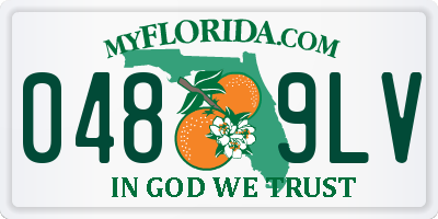 FL license plate 0489LV