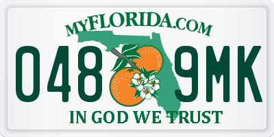 FL license plate 0489MK