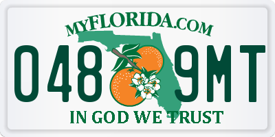 FL license plate 0489MT