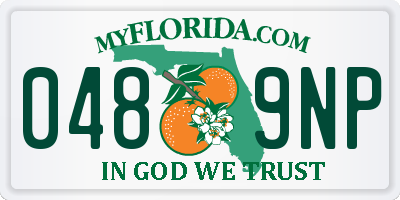 FL license plate 0489NP
