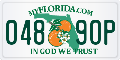 FL license plate 0489OP