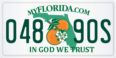 FL license plate 0489OS