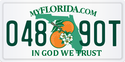 FL license plate 0489OT