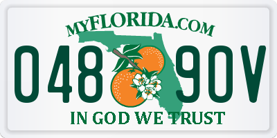 FL license plate 0489OV
