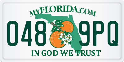 FL license plate 0489PQ