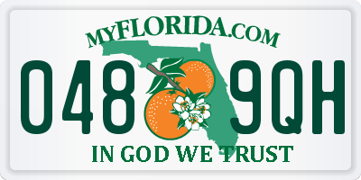 FL license plate 0489QH