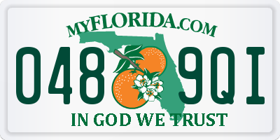 FL license plate 0489QI