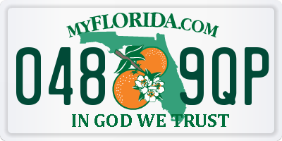 FL license plate 0489QP