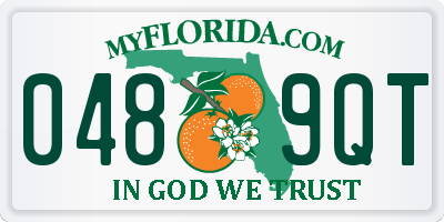 FL license plate 0489QT