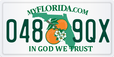 FL license plate 0489QX