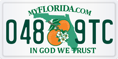 FL license plate 0489TC
