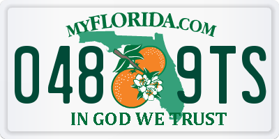 FL license plate 0489TS