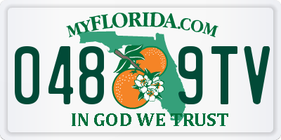 FL license plate 0489TV