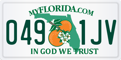 FL license plate 0491JV