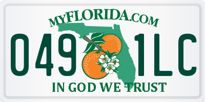 FL license plate 0491LC