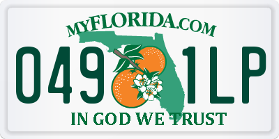 FL license plate 0491LP
