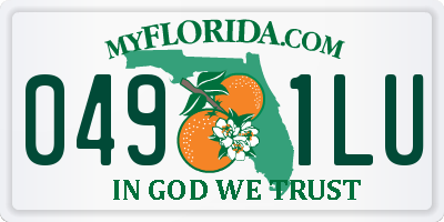 FL license plate 0491LU
