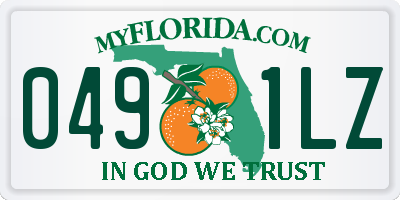 FL license plate 0491LZ