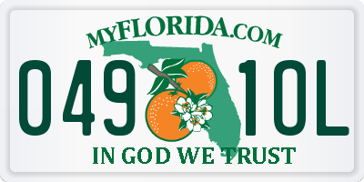 FL license plate 0491OL
