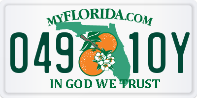 FL license plate 0491OY