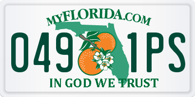 FL license plate 0491PS