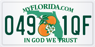 FL license plate 0491QF
