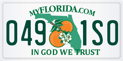 FL license plate 0491SO