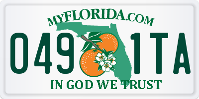 FL license plate 0491TA
